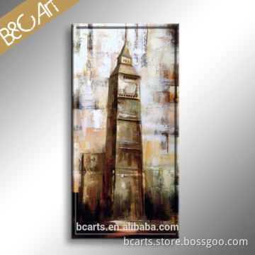 Ancient abstract architecture printing on canvas for office decoration